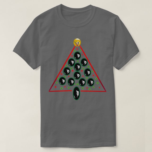 Camiseta Árbol Billiard (Diseño del anverso)