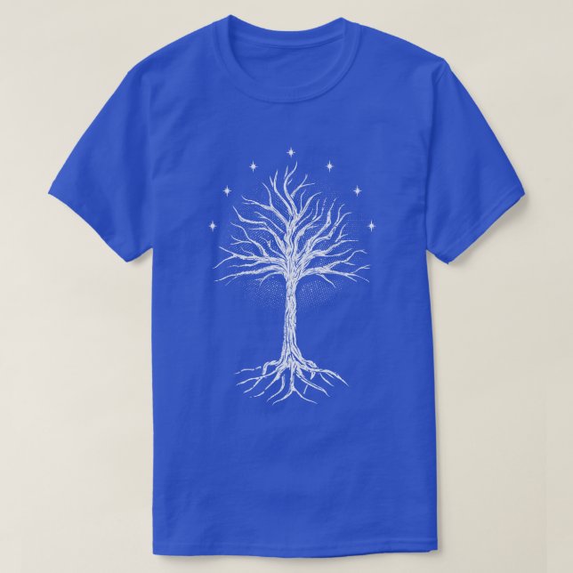Camiseta Árbol Blanco Del Tote Gondor (Diseño del anverso)