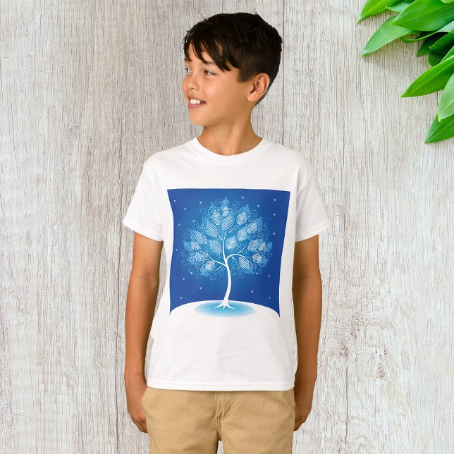 Camiseta Árbol blanco en la nieve (Subido por el creador)