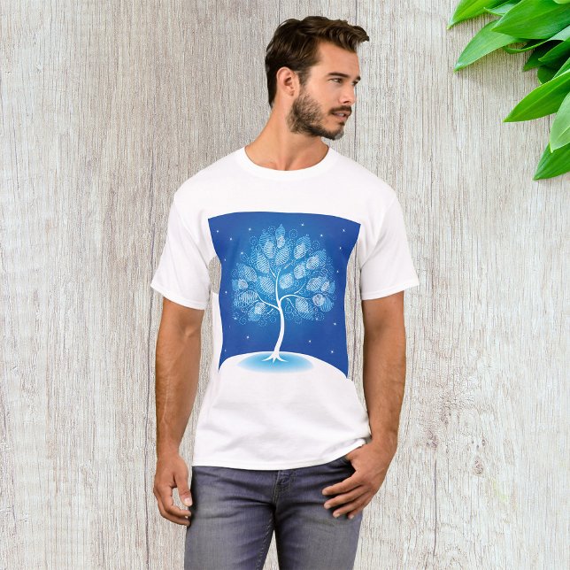 Camiseta Árbol blanco en la nieve (Subido por el creador)