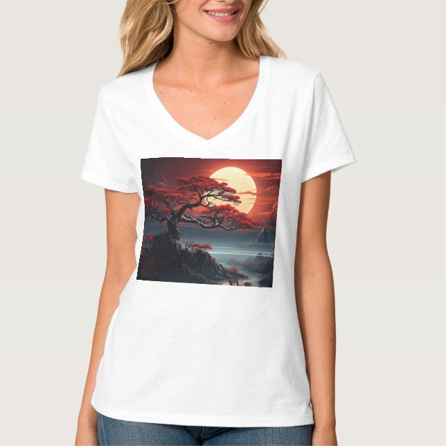 Camiseta Árbol Bonsai (Anverso)