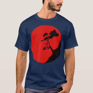 Camiseta Árbol Bonsai Árbol gráfico de arte tradicional jap