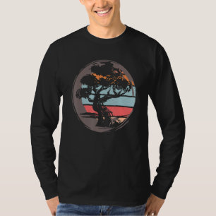 Camiseta Árbol Bonsái  Budismo  Kanji Japonés  Meditación