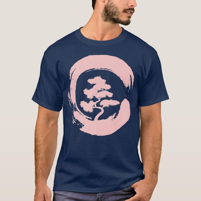 Camiseta Árbol Bonsai en regalo de Enso Circle japonés Zen (Anverso)