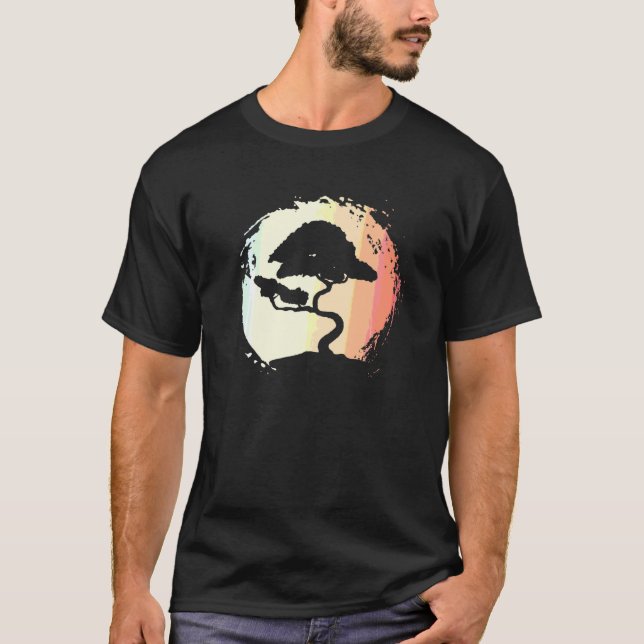 Camiseta Árbol Bonsai Gardening Japón Budista estético Zen (Anverso)