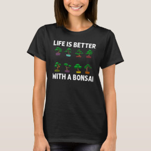 Camiseta Árbol Bonsái Genial Para Hombres Mujeres Planta Se