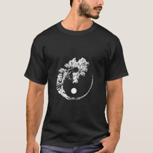 Camiseta Árbol Bonsai Imprimir espíritu zen Yin Yang Japoné