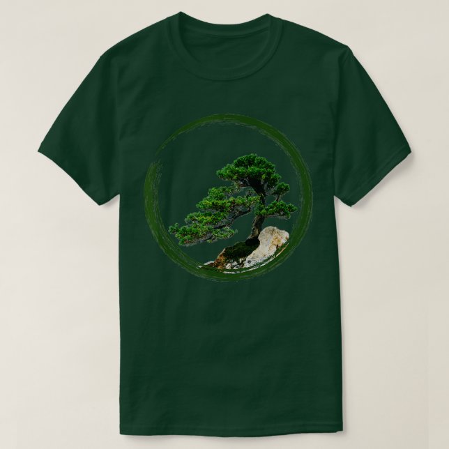 Camiseta Árbol bonsai japonés 3 (Diseño del anverso)