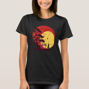 Camiseta Árbol bonsai japonés estético Zen budista japonés 