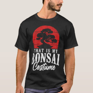 Camiseta Árbol bonsai que es mi disfraz bonsai Halloween