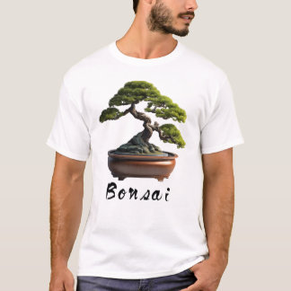 Camiseta Árbol Bonsai - Verde