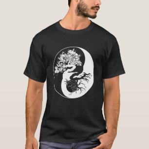Camiseta Árbol bonsái Yin Yang budista japonés Zen
