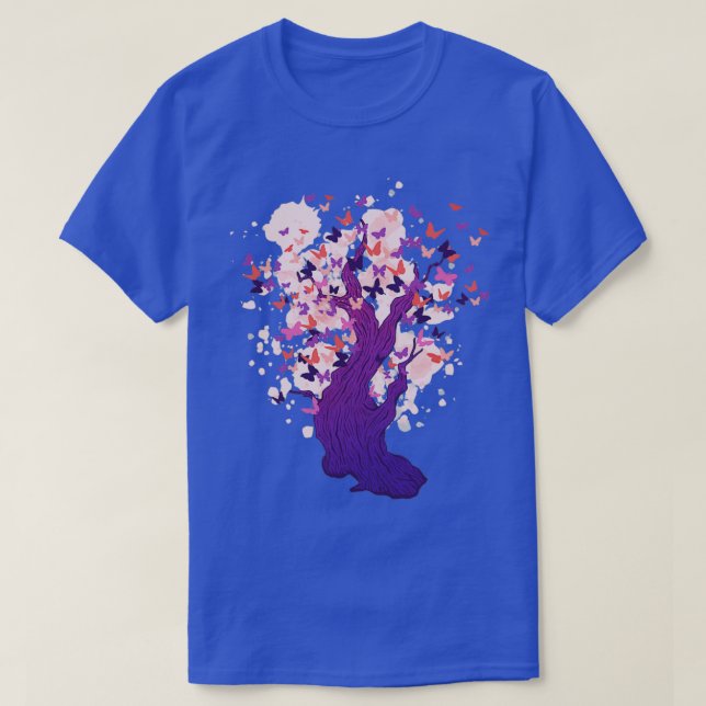 CAMISETA ÁRBOL BUTTERFLE 5 (Diseño del anverso)