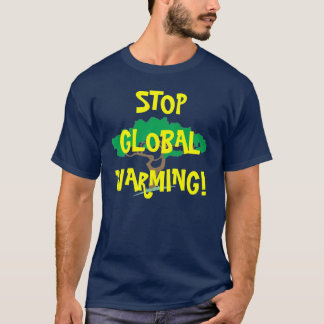 CAMISETA ¡ÁRBOL, CALENTAMIENTO DEL PLANETA DE LA PARADA!