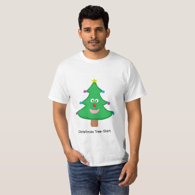 Camiseta Árbol-camisa del navidad (Anverso completo)