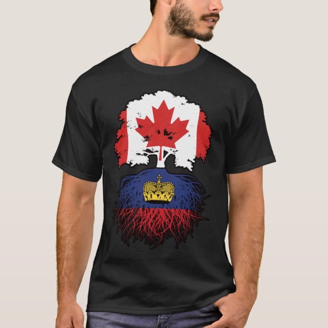 Camiseta Árbol canadiense de Liechtenstein Liechtenstein Li (Anverso)