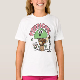 Camiseta Árbol Cantante Tropicool de Dibujos Animados – Div