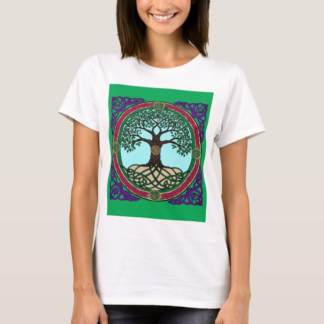Camiseta Árbol celta de la vida (Anverso)