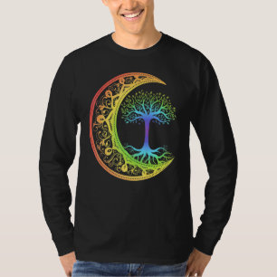 Camiseta Árbol Chakra De La Vida Mandala Zen Símbolo De Yog