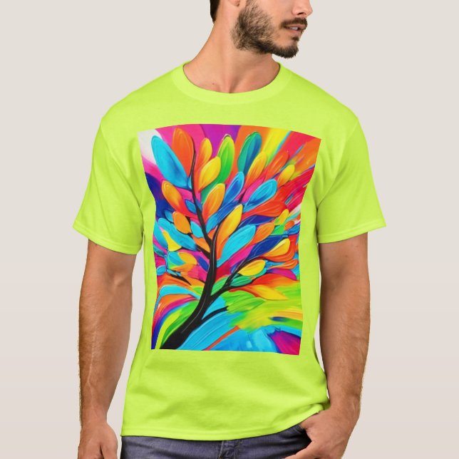 Camiseta Árbol Colorido de Sueños (Anverso)