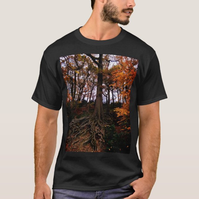 Camiseta Árbol, con raíces (Anverso)