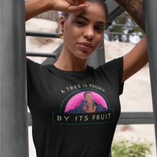 Camiseta Árbol Conocido Por Cita Pop Urbana Fruta