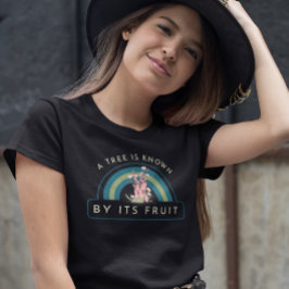 Camiseta Árbol Conocido Por Su Chica De Vaca Fruta