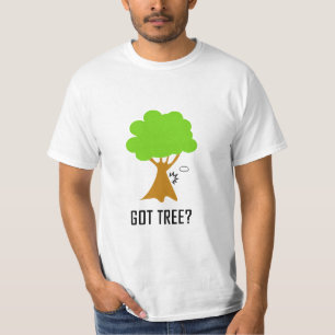 Camiseta ¿ÁRBOL CONSEGUIDO? (blanco)