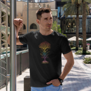 Camiseta Árbol de Adn colorido