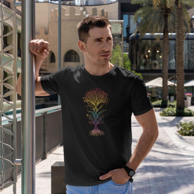 Camiseta Árbol de Adn colorido (Subido por el creador)