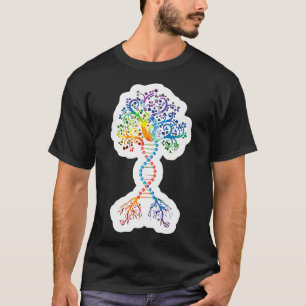Camiseta Árbol De ADN De La Vida Graciosa Ciencia De La Bi