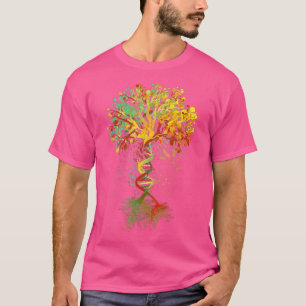 Camiseta Árbol de ADN del ambiente de la ciencia de la vida