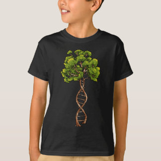 Camiseta Árbol de ADN del ambiente de la ciencia de la vida