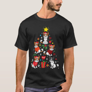 Camiseta Árbol de adornos de Navidad Papillon