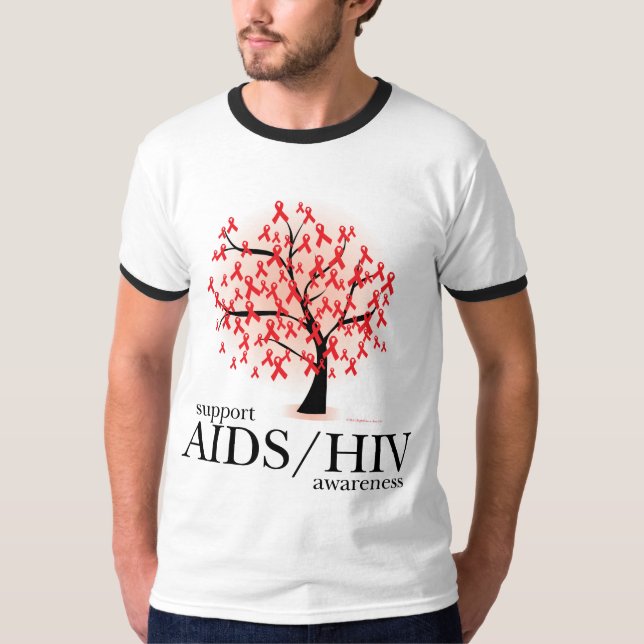 Camiseta Árbol de AIDS/HIV (Anverso)