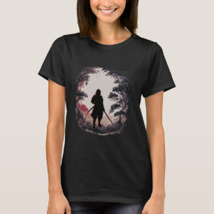 Camiseta Árbol de Aikido Japonés de Vida Arte Samurai