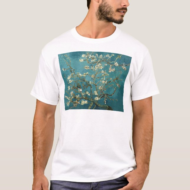 Camiseta Árbol de almendras floreciente - Van Gogh (Anverso)