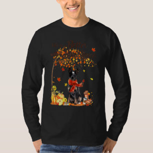 Camiseta Arbol de arce Blue Heeler Día de Acción de Gracias