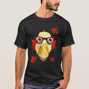 Camiseta Árbol de arce de pato canadiense hoja de arce band