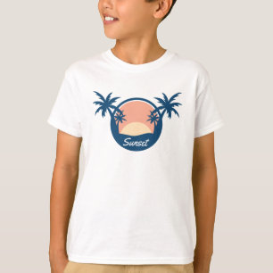 Camiseta Árbol de atardecer