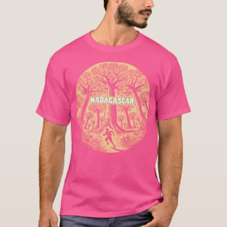 Camiseta Árbol de Baoba de Madagascar viajando