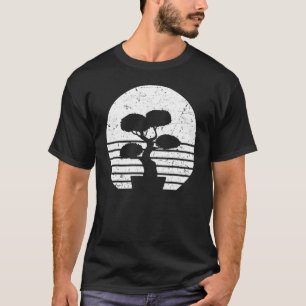 Camiseta Árbol De Bonsai Cubierto Para Hombres La Cultura J