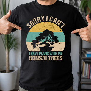 Camiseta Árbol de Bonsai - Jardinería en las plantas interi