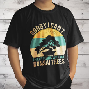 Camiseta Árbol de Bonsai - Jardinería en las plantas interi
