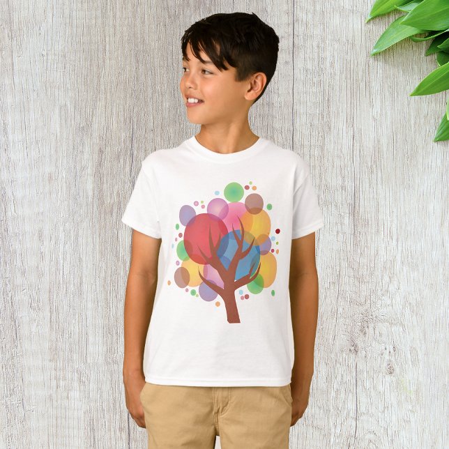 Camiseta Árbol de burbujas colorido (Subido por el creador)