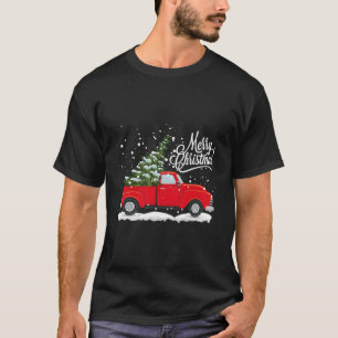 Camiseta Árbol de camiones rojos