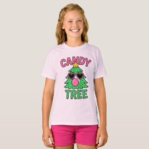 Camiseta Árbol de Caramelo Chicle Navidad