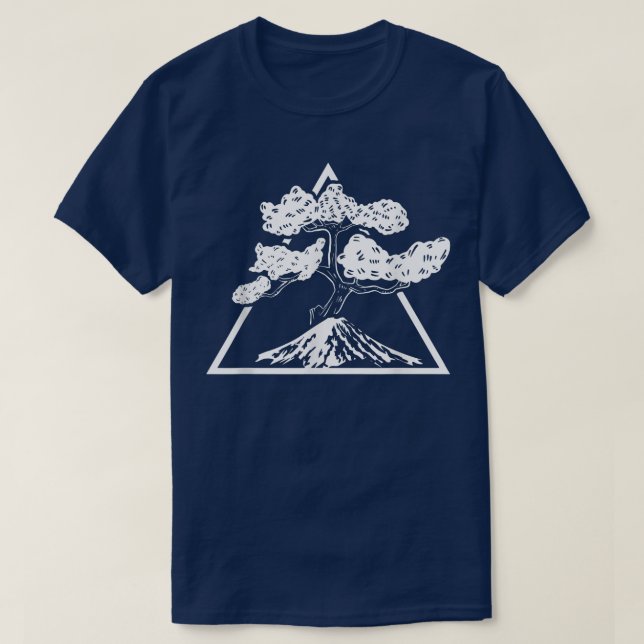 Camiseta Árbol de cerezo japonés Sakura Bonsai Japón N (Diseño del anverso)