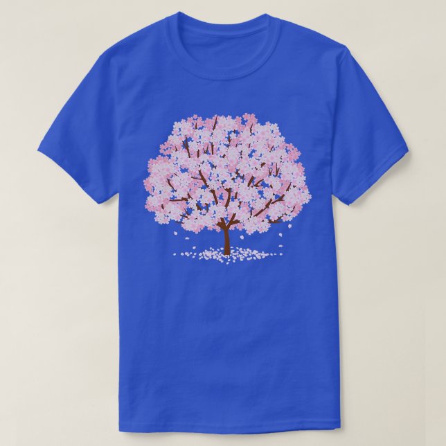 Camiseta Árbol de cerezo sakura (Diseño del anverso)