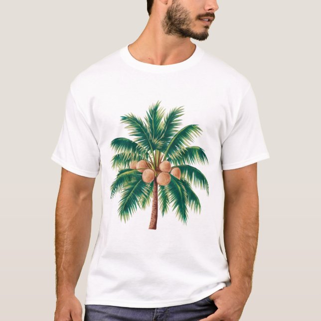 Camiseta Árbol de coco (Anverso)